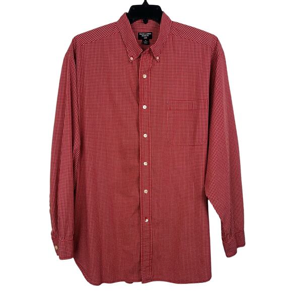 Ralph Lauren Jean Co Other - Ralph Lauren Jeans Company Shirt men’s XL 
red/white check long sleeve shirt.